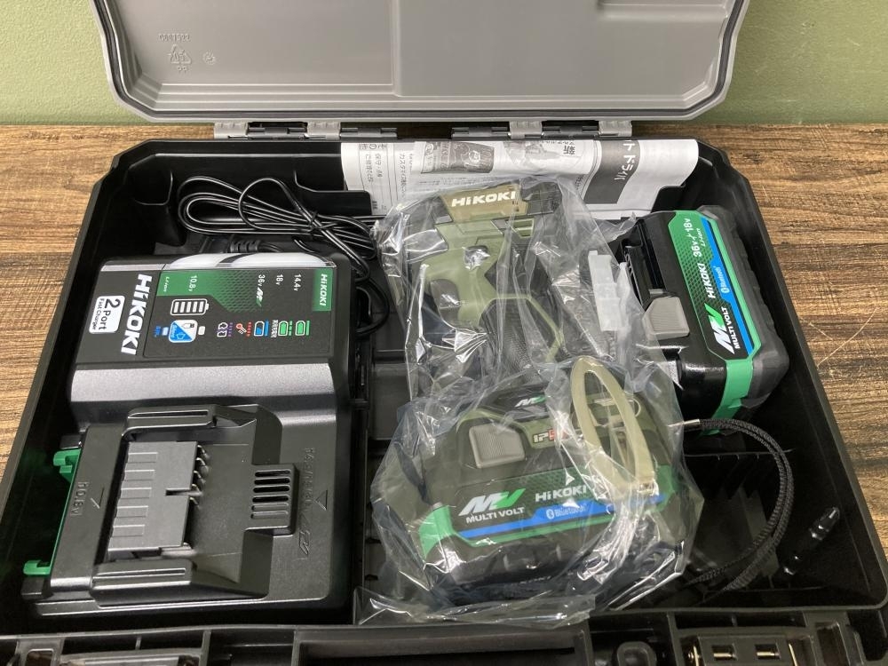 022●未使用品・即決価格●HiKOKI ハイコーキ コードレスインパクトドライバ WH36DD フォレストグリーン