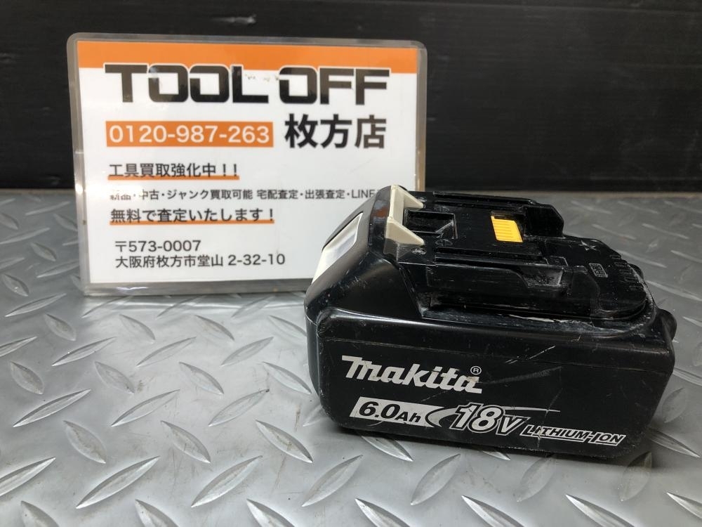 014〇おすすめ商品〇マキタ makita リチウムイオンバッテリ BL1860B 18V 充電回数34回 過放電・過負荷0%　寿命4/4