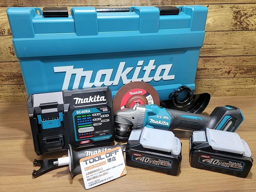011◎未使用品・即決価格◎makita マキタ 150㎜充電式ディスクグラインダ GA033GRMX ※40Vmax