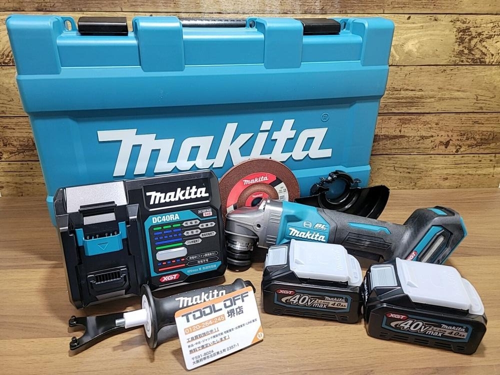 011◎未使用品・即決価格◎makita マキタ 150mm充電式ディスクグラインダ GA034GRMX ※40Vmax