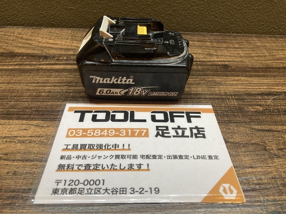 023◆おすすめ商品・即決価格◆マキタ makita バッテリ BL1860B ※充電回数25回 ②