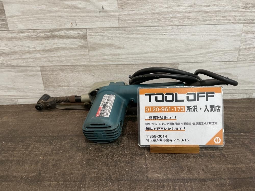 009▼ジャンク品▼makita マキタ 30㎜ベルトサンダ 9031 通電OK 回転弱いためジャンク