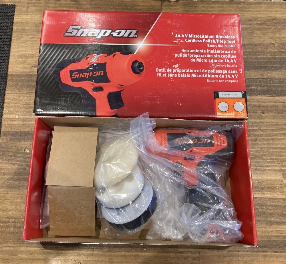 008●未使用品●スナップオン コードレスマイクロポリッシャー 14.4V CTPP861ODB