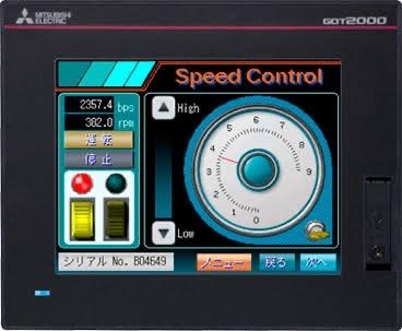 009▼未使用品・即決価格▼三菱 MITSUBISHI 5.7型 タッチパネル TFTカラー液晶 GT2105-QTBDS