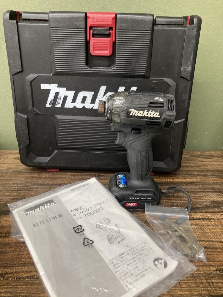 022●おすすめ商品●makita マキタ 40Vmax充電式インパクトドライバ TD002G