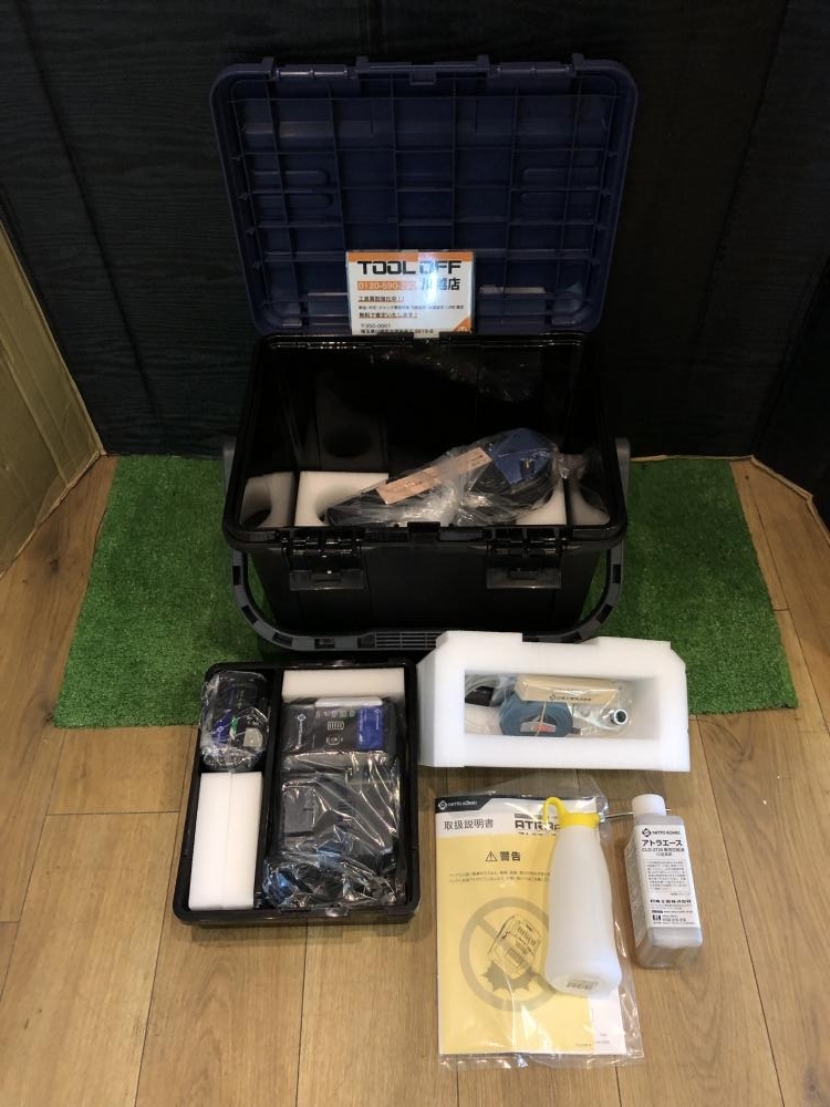 001♪未使用品♪日東工器 アトラエース CLO-2725 バッテリー充電器セット