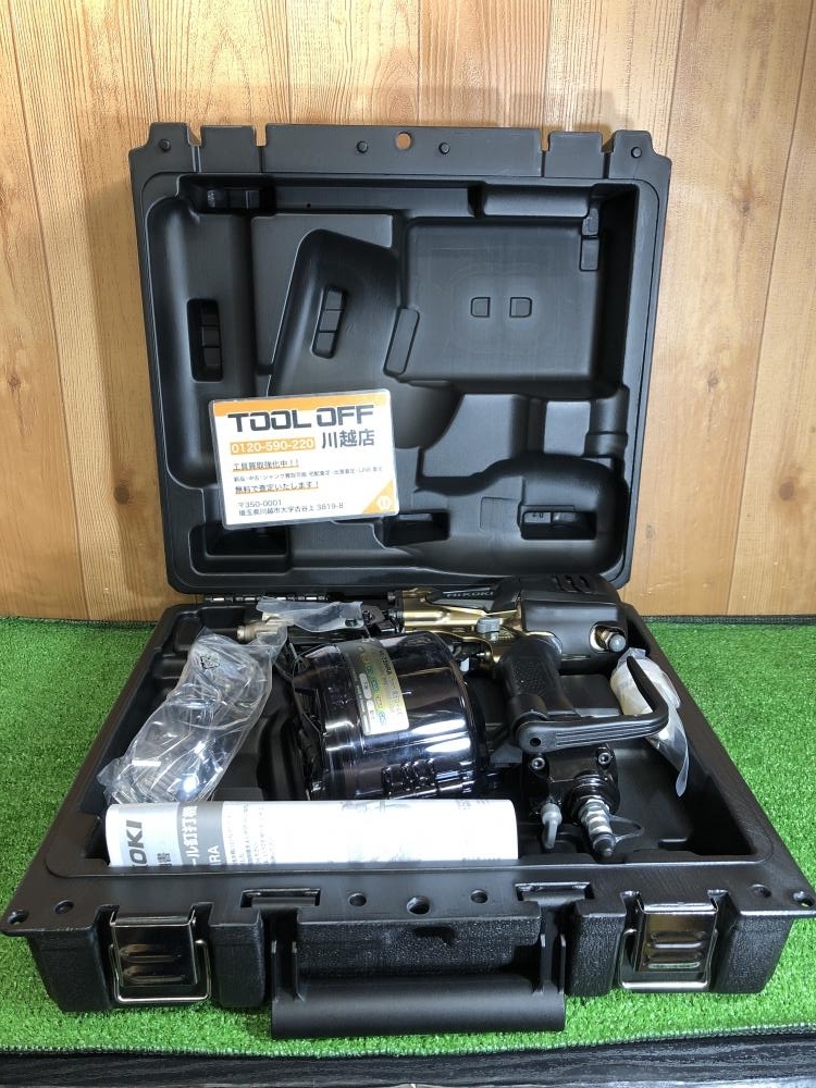 001♪未使用品♪ハイコーキ HiKOKI 75mm高圧ロール釘打機 NV75HRA(S) ※保管中に傷等が増える可能性有り