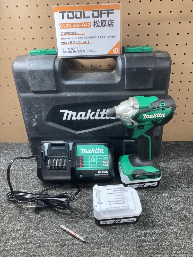 013♪おすすめ商品♪マキタ makita DIYモデル充電式インパクトドライバ MTD001DSX 14.4Vライトバッテリー2個・充電器付