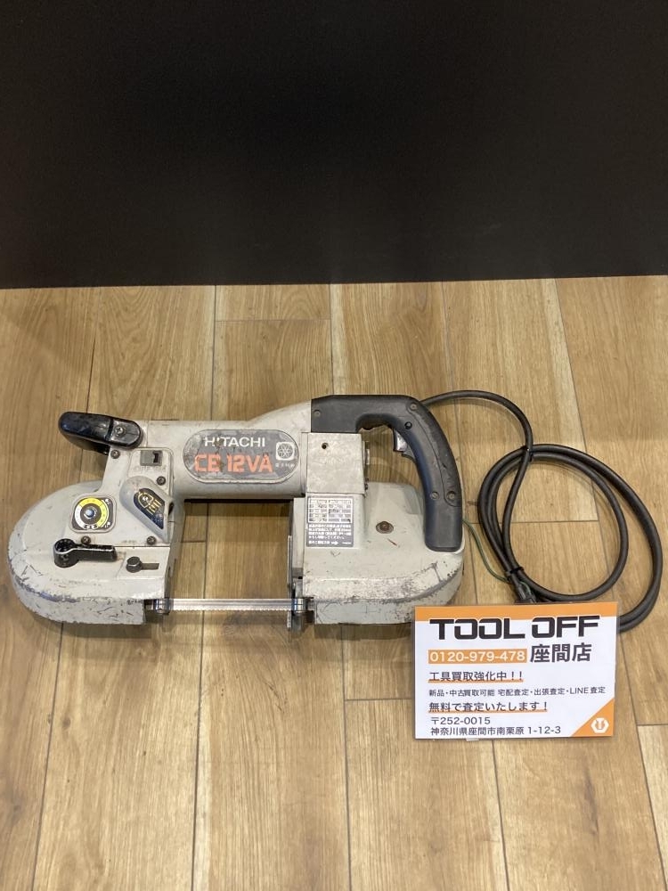 024▼おすすめ商品▼日立工機 ロータリーバンドソー CB12VA ※速度調節×、本体裏保護カバー一部欠品