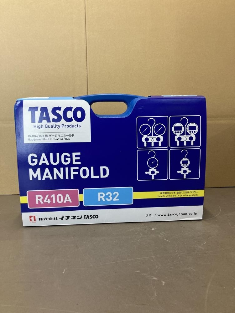 007◇未使用品◇TASCO R410A/R32用 ゲージマニホールド TA122FA