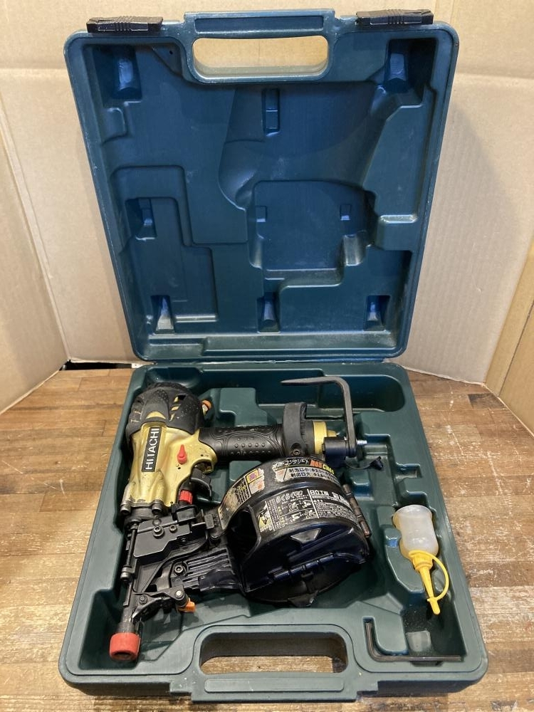 020♪おすすめ商品・即決価格♪日立工機 65mm高圧ロール釘打機 NV65HMC　現状品