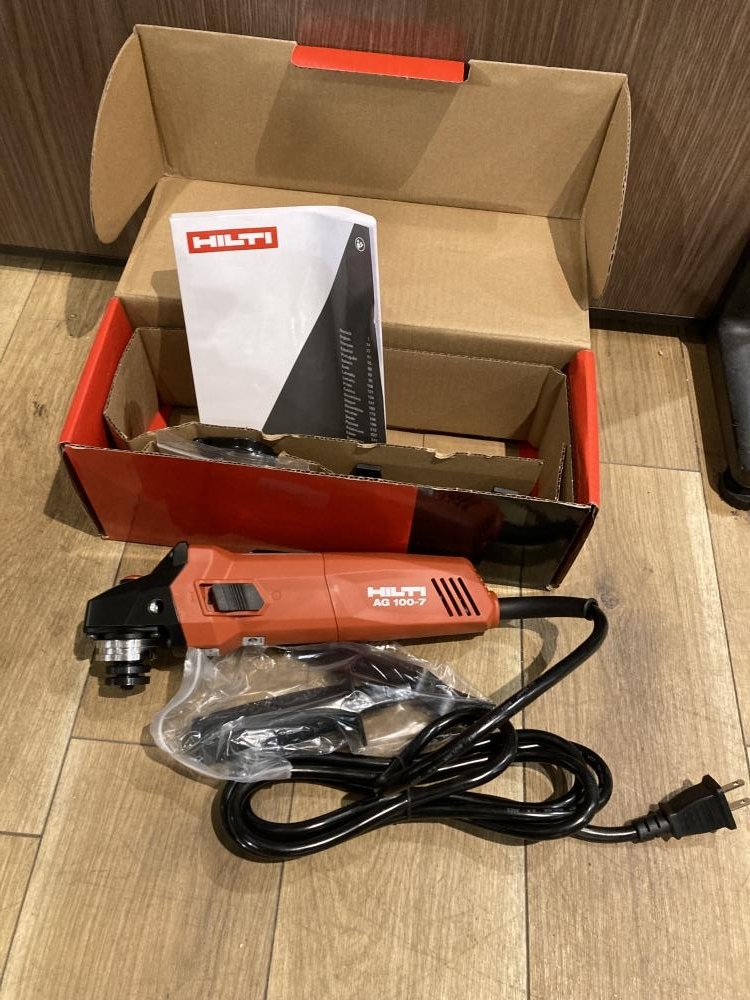 018★未使用品★ヒルティ HILTI 100mmアングルグラインダー 100-7S ※開封済み未使用