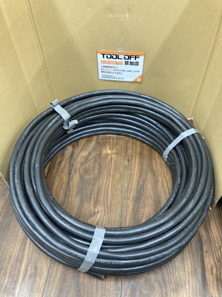 006□未使用品・即決価格□矢崎 CVケーブル 2×14 50m ラップ 006□未使用品・即決価格□矢崎 CVケーブル 2×14 50m ラップ