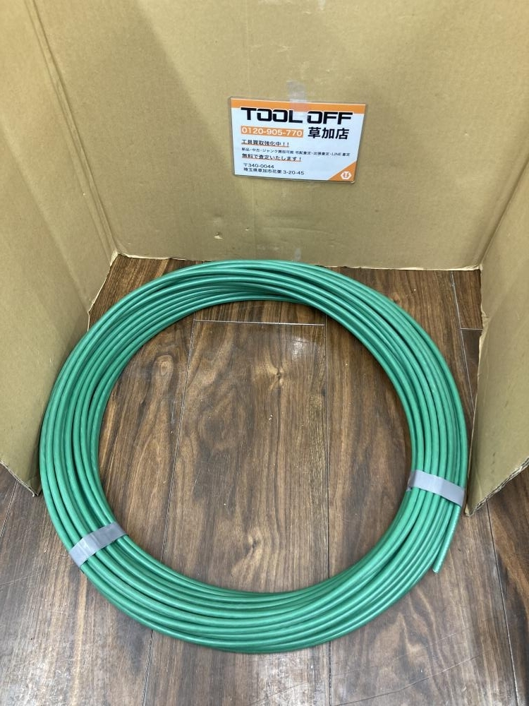 006□未使用品・即決価格□菅波電線 IVケーブル 14mm 50m ラップ巻きにて配送