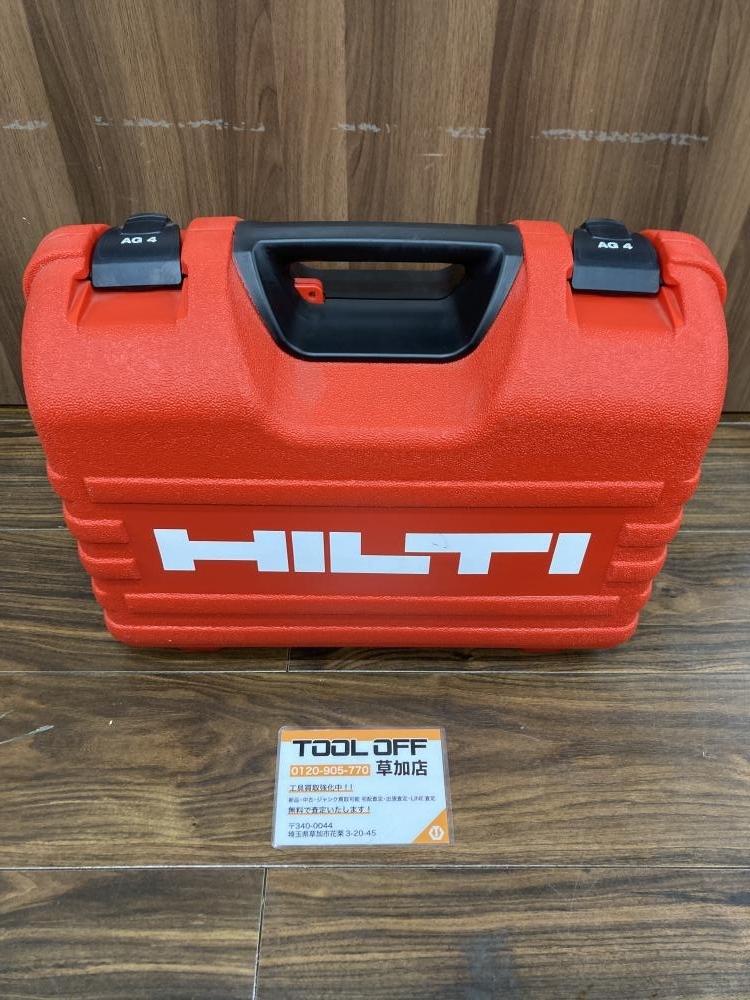 006□おすすめ商品□HILTI 充電式アングルグラインダー AG 4S 006□おすすめ商品□HILTI 充電式アングルグラインダー AG 4S