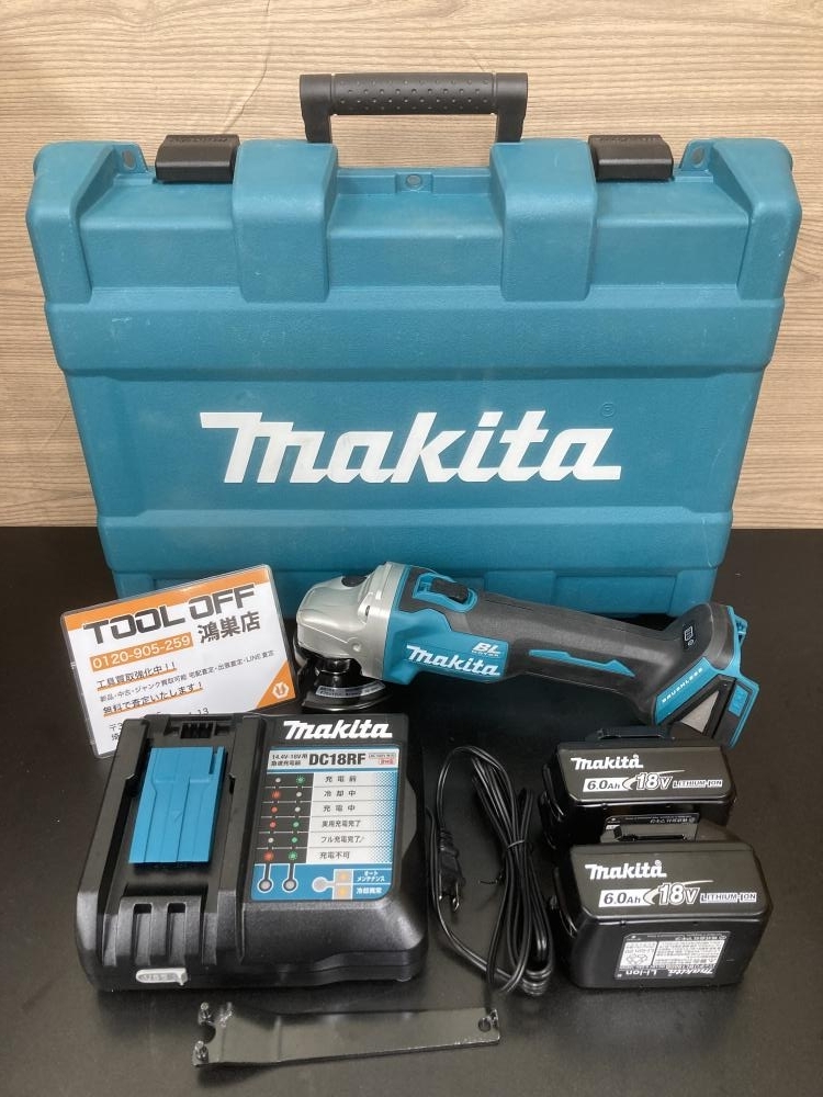 016■おすすめ商品■マキタ makita 100mm充電式ディスクグラインダ GA404DRGXN