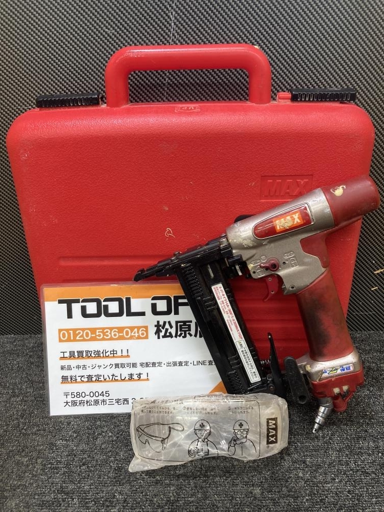 013♪おすすめ商品♪MAX マックス 38mm高圧ステープル用フロアネイラ HA-38F1/438MA 肩幅4mm　ステープル長さ19～38mm