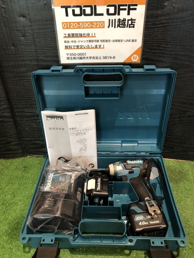 001♪未使用品♪マキタ makita 10.8V充電式インパクトドライバ TD111DSMX