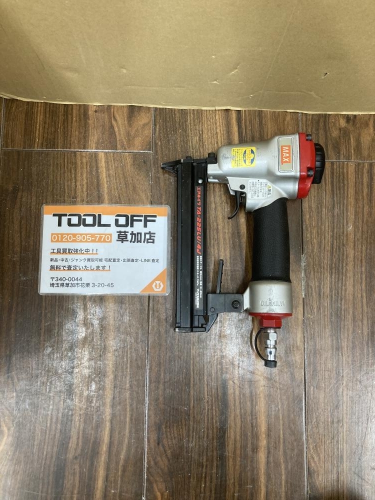 006□おすすめ商品□マックス 常圧ステープル用エアタッカ TA-225LU/4J 肩幅4mm 10-25mm対応 本体のみ