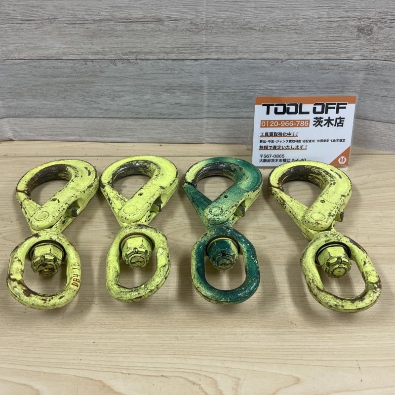 015●おすすめ商品●マーテック スイベルフック 4点セット BKL-10-10 3.2t