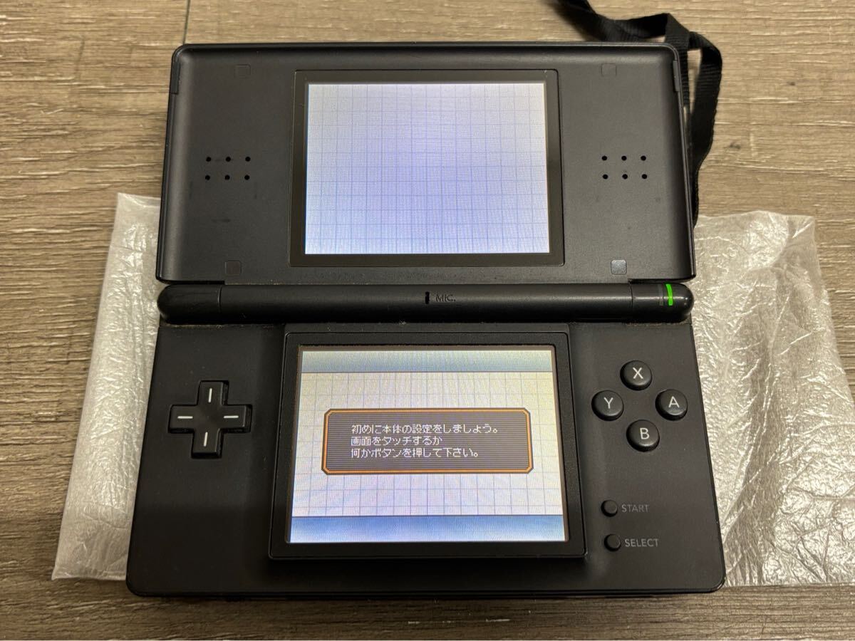 ニンテンドーDS Lite クリムゾン/ブラック 箱、説明書、AC ニンテンドーDS Lite クリムゾン/ブラック 箱、説明書、AC
