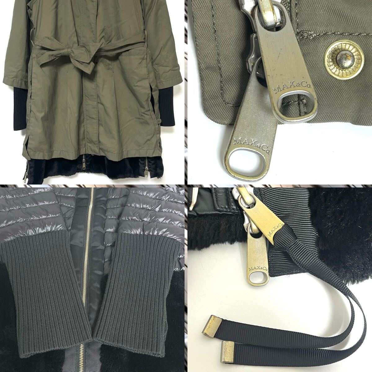 MAX&Co マックスアンドコー 4シーズン パーカー 4WAY ダウン MAX&Co マックスアンドコー 4シーズン パーカー 4WAY ダウン