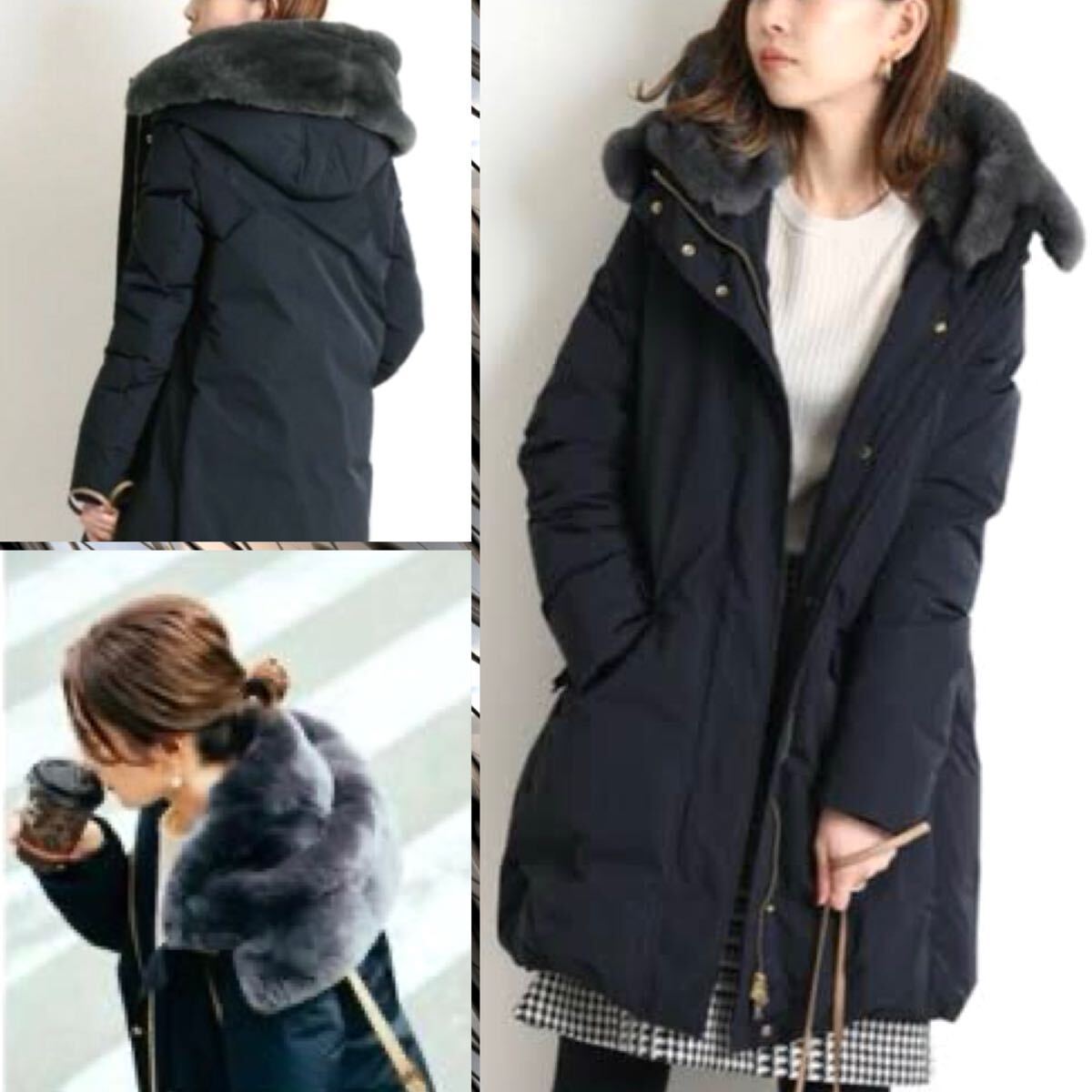 WOOLRICH IENAウールリッチ イエナ COCOON ESKIMO 別注 ロング WOOLRICH IENAウールリッチ イエナ COCOON ESKIMO 別注 ロング