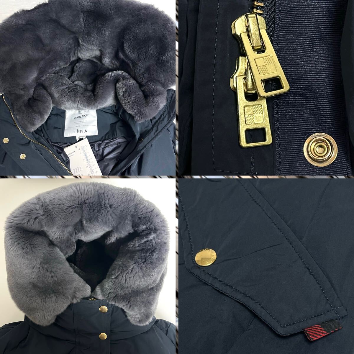 WOOLRICH IENAウールリッチ イエナ COCOON ESKIMO 別注 ロング WOOLRICH IENAウールリッチ イエナ COCOON ESKIMO 別注 ロング