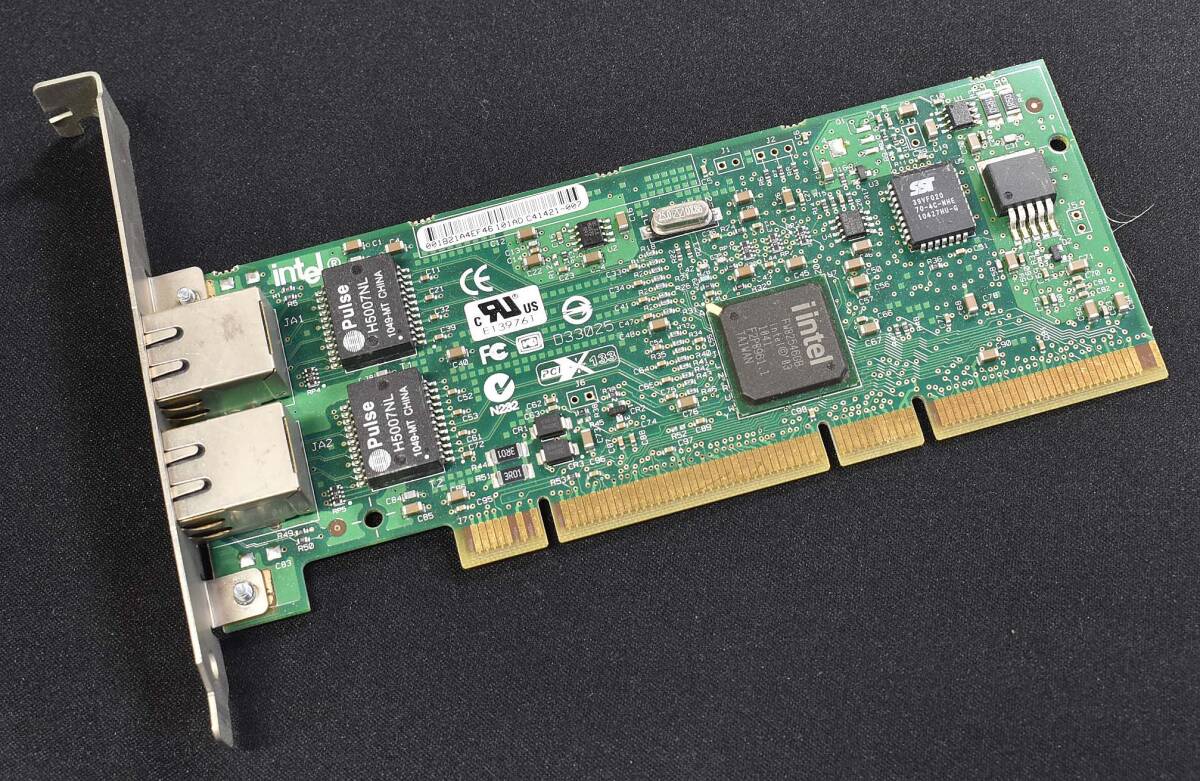 Intel PWLA8492MT PRO/1000 MT Dual Port Ethernet Card 1000BASE-T PCI-X 133 (管:RC4
