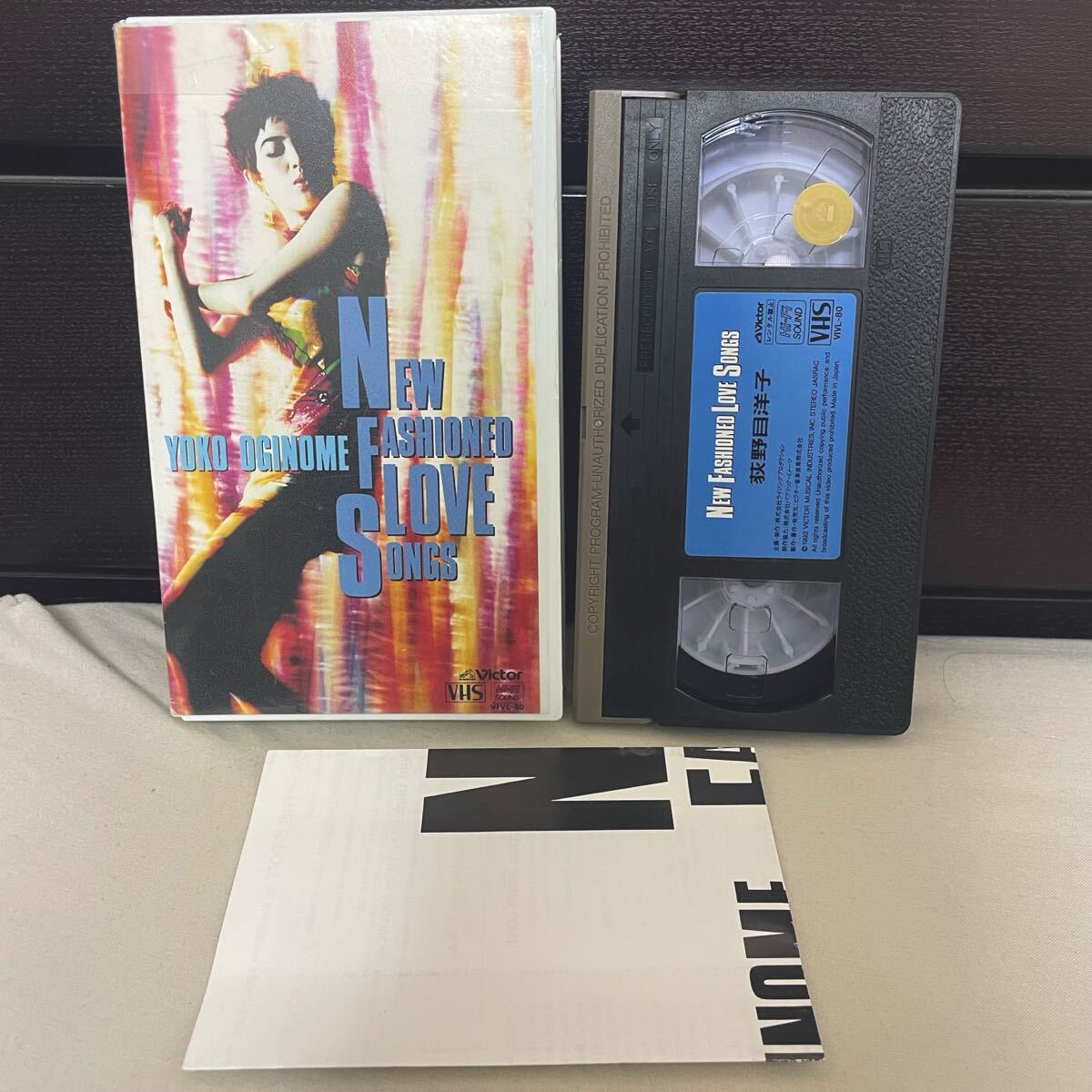  Oginome Yoko NEW FASHIONED LOVE SONGS*VHS видеолента музыка видео музыка . Dance MV кофе roomba .. Showa .mero