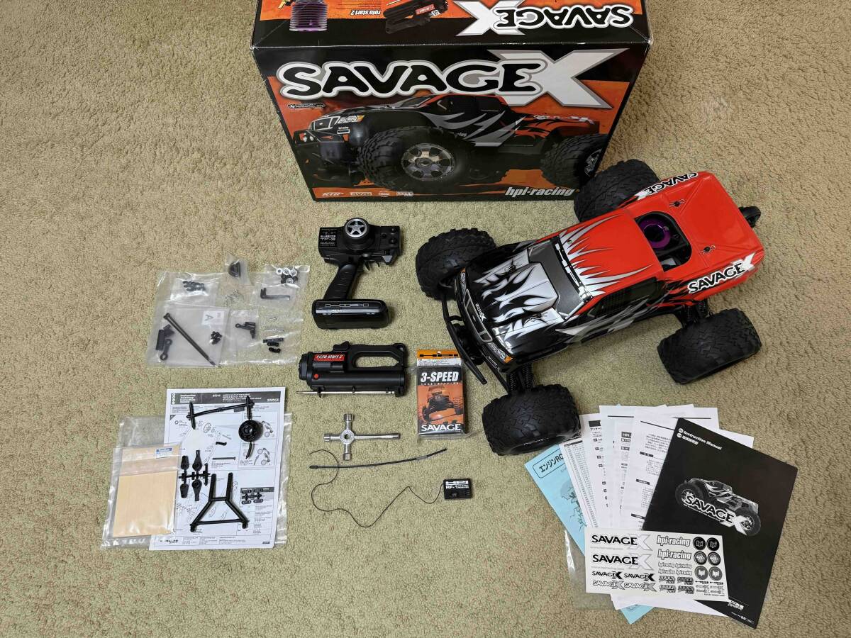HPI SAVAGE X 1/8 サベージX F4.1 GP エンジン(完成品(エンジン HPI SAVAGE X 1/8 サベージX F4.1 GP エンジン(完成品(エンジン