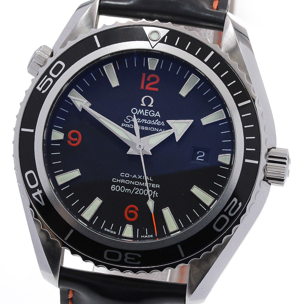 オメガ OMEGA 2900.51.82 シーマスター プラネットオーシャン コーアクシャル クロノメーター 自動巻き メンズ _849626
