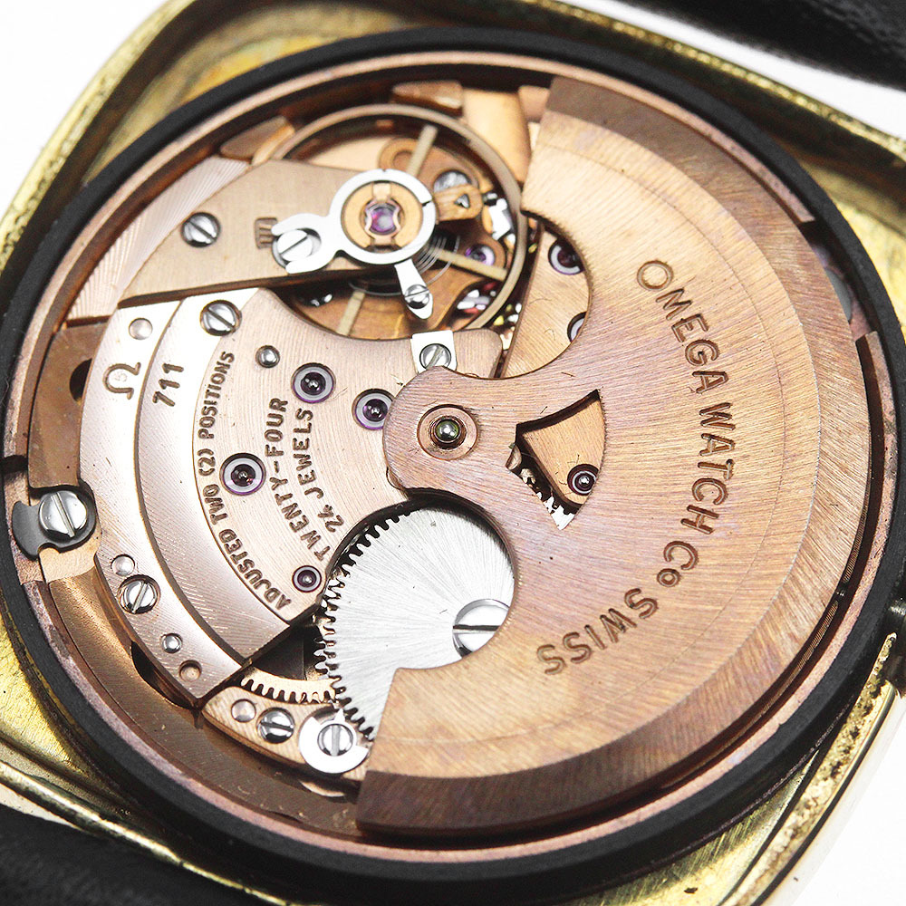  Omega OMEGA Ref.151.0045 De Ville Vintage cal.711 квадратное самозаводящиеся часы мужской _860927