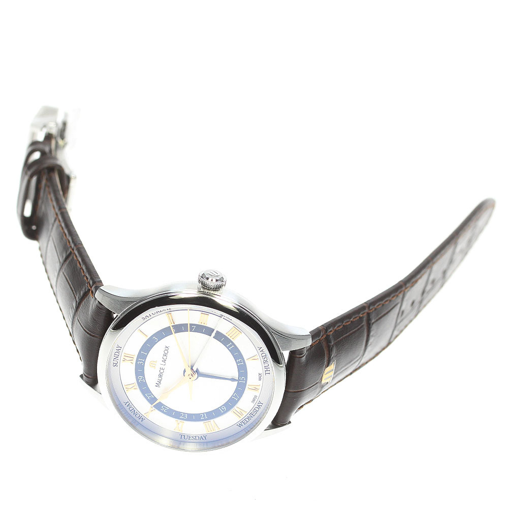 モーリスラクロア MAURICE LACROIX MP6507-SS001-110-3 マスターピース 5ハンズ 自動(dòng)巻き メンズ 未使用品 箱?保証書付き_861784【ev15】