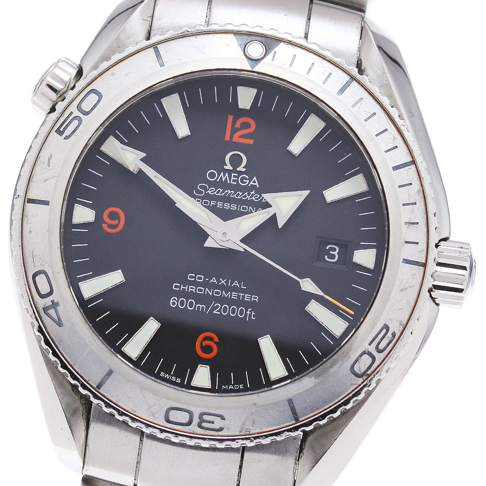 訳あり オメガ OMEGA 2209.50 シーマスター600 プラネットオーシャン デイト 自動(dòng)巻き メンズ 保証書付き_850222