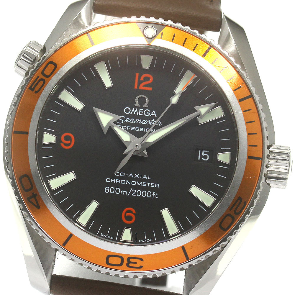 オメガ OMEGA 2909.50.38 シーマスター プラネットオーシャン コーアクシャル クロノメーター 自動(dòng)巻き メンズ 保証書(shū)付き_850273