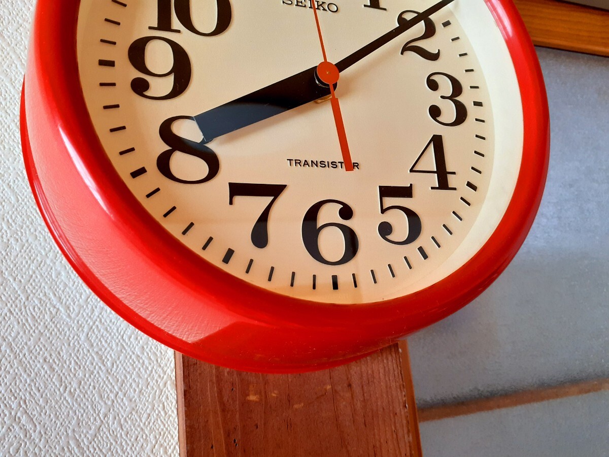 70's SEIKO 掛け時計 グッドデザイン賞 ビンテージ レトロ 渡辺 70's SEIKO 掛け時計 グッドデザイン賞 ビンテージ レトロ 渡辺