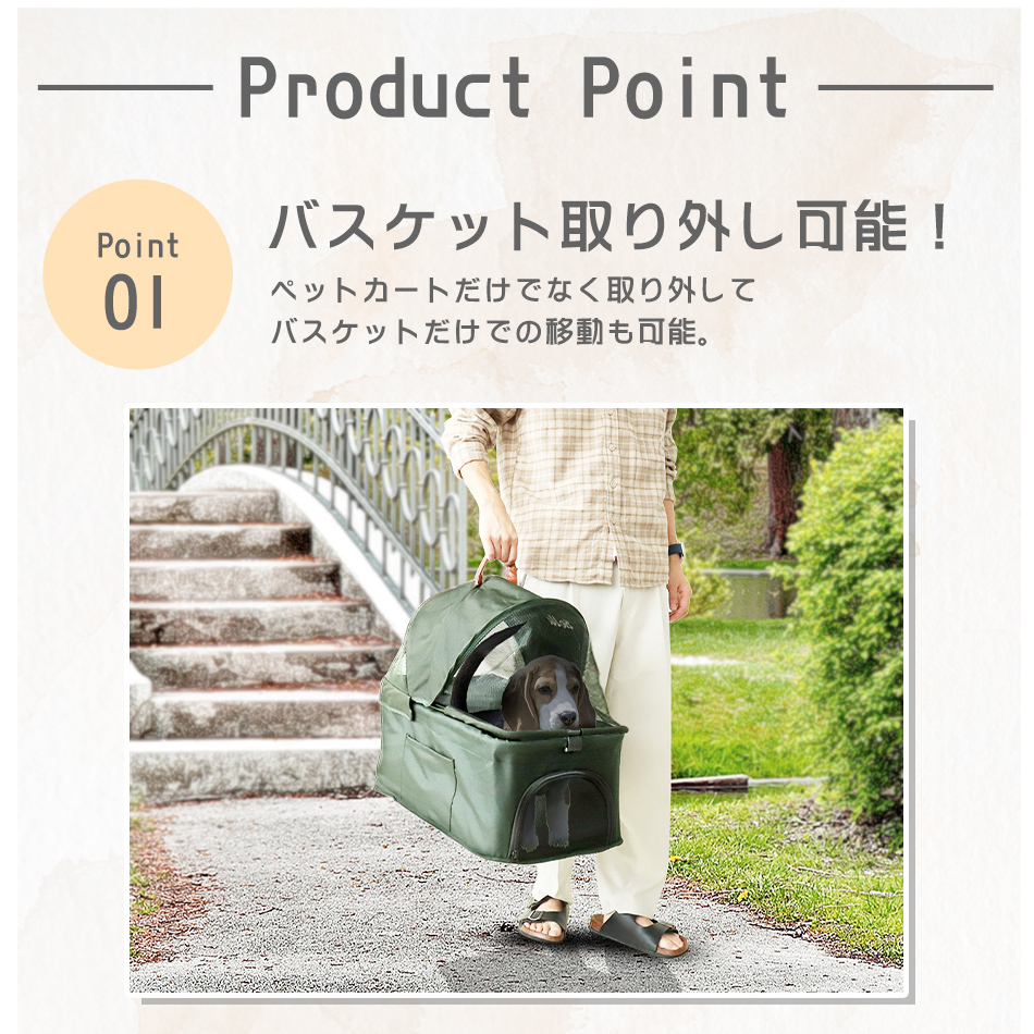 ペットカート 4輪タイプ 折りたたみ バスケット 取り外し可能 子犬 安定 通院 散歩 ペット用カート 軽量 カート 耐荷重15kg ネイビー