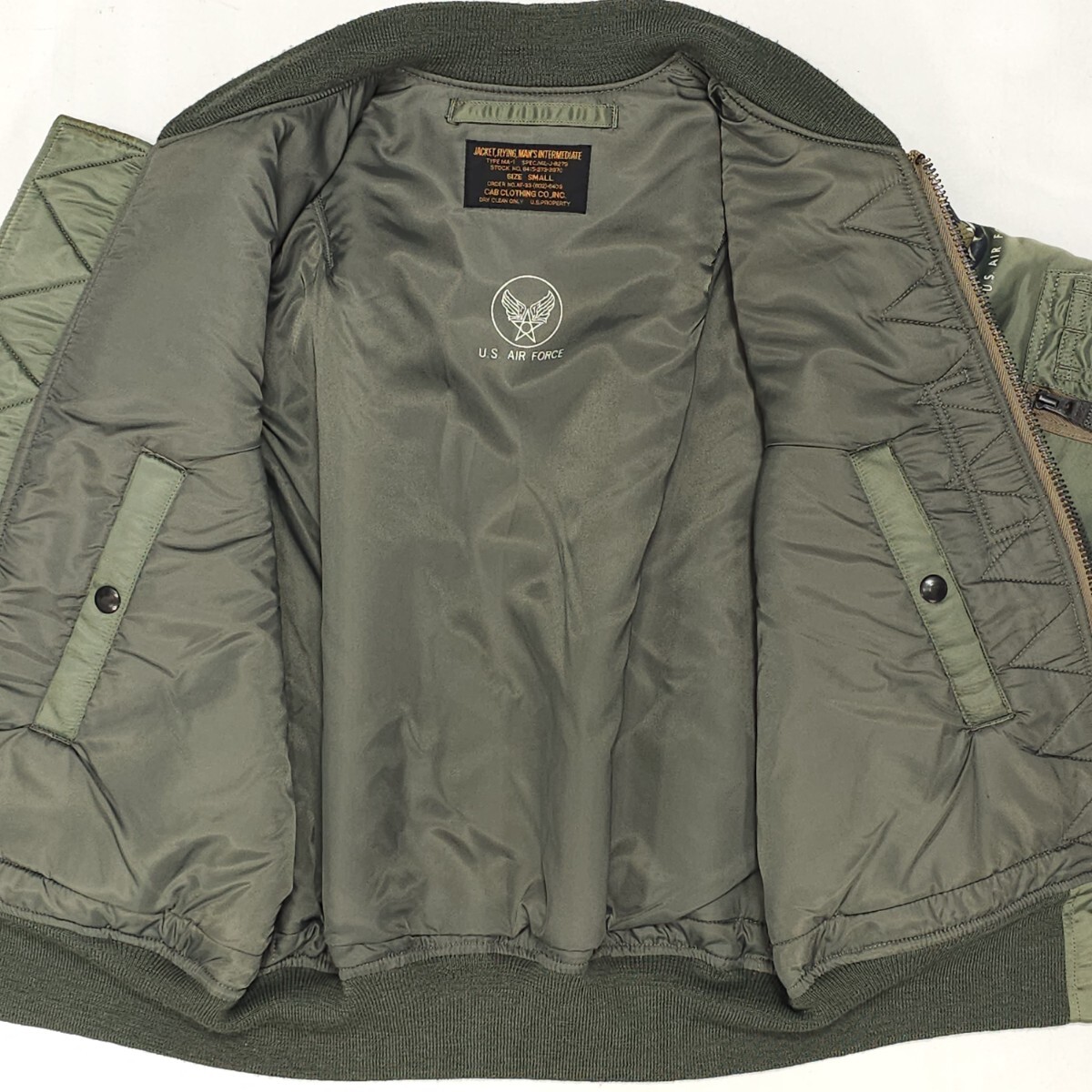 CAB CLOTHINGキャブクロージングMA-1フライトジャケット最初期 CAB CLOTHINGキャブクロージングMA-1フライトジャケット最初期