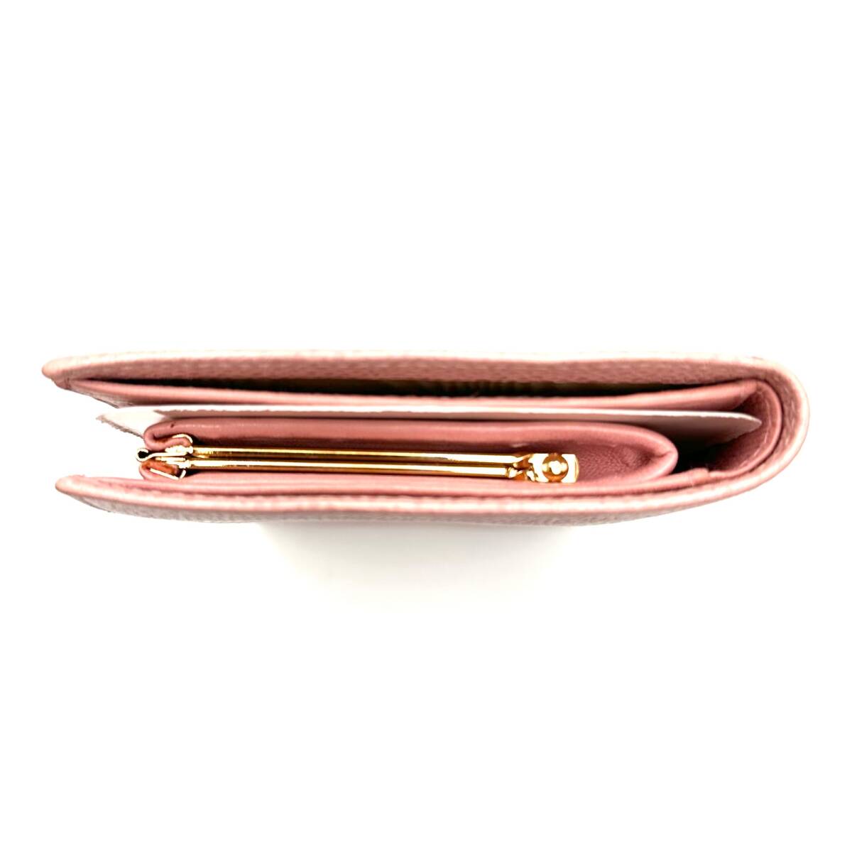 美品】CHANEL シャネル 長財布 キャビアスキン レザー ピンク 美品】CHANEL シャネル 長財布 キャビアスキン レザー ピンク