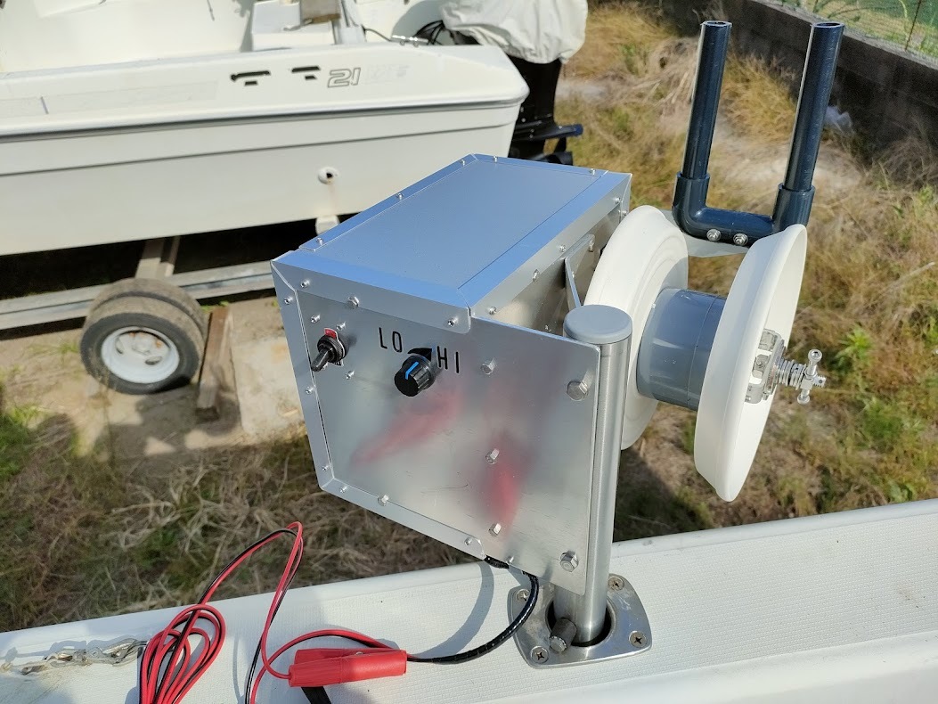 電動ビシ巻き取り機 ドラグ付 6カ月保障 12v用 右側用 電動ビシ巻き取り機 ドラグ付 6カ月保障 12v用 右側用