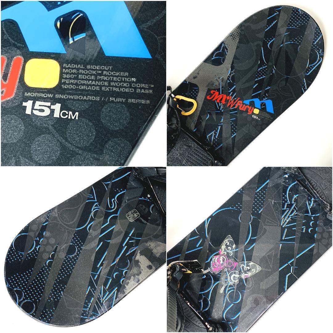 【オンラインショップ】 比比昂- Bibian MORROW モロースノーボード151cm fury MrW 150cm-155cm未満