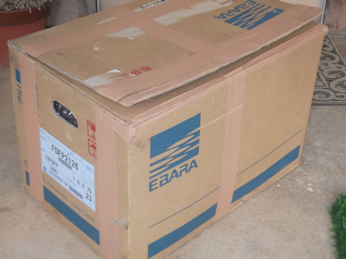 エバラポンプ　　ステンレス製渦巻ポンプ（中古品）32×32FDFP6.25F　三相200V、60Hz