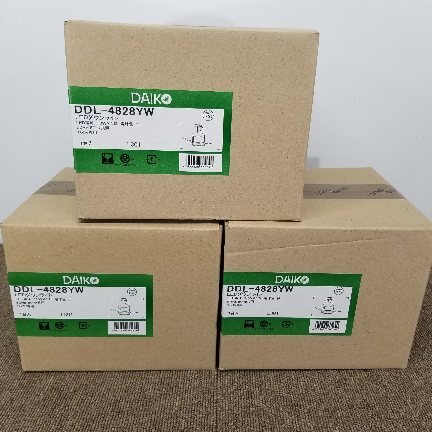 大光電気 LEDダウンライト DDL-4828YW 3個セット　A8605B10