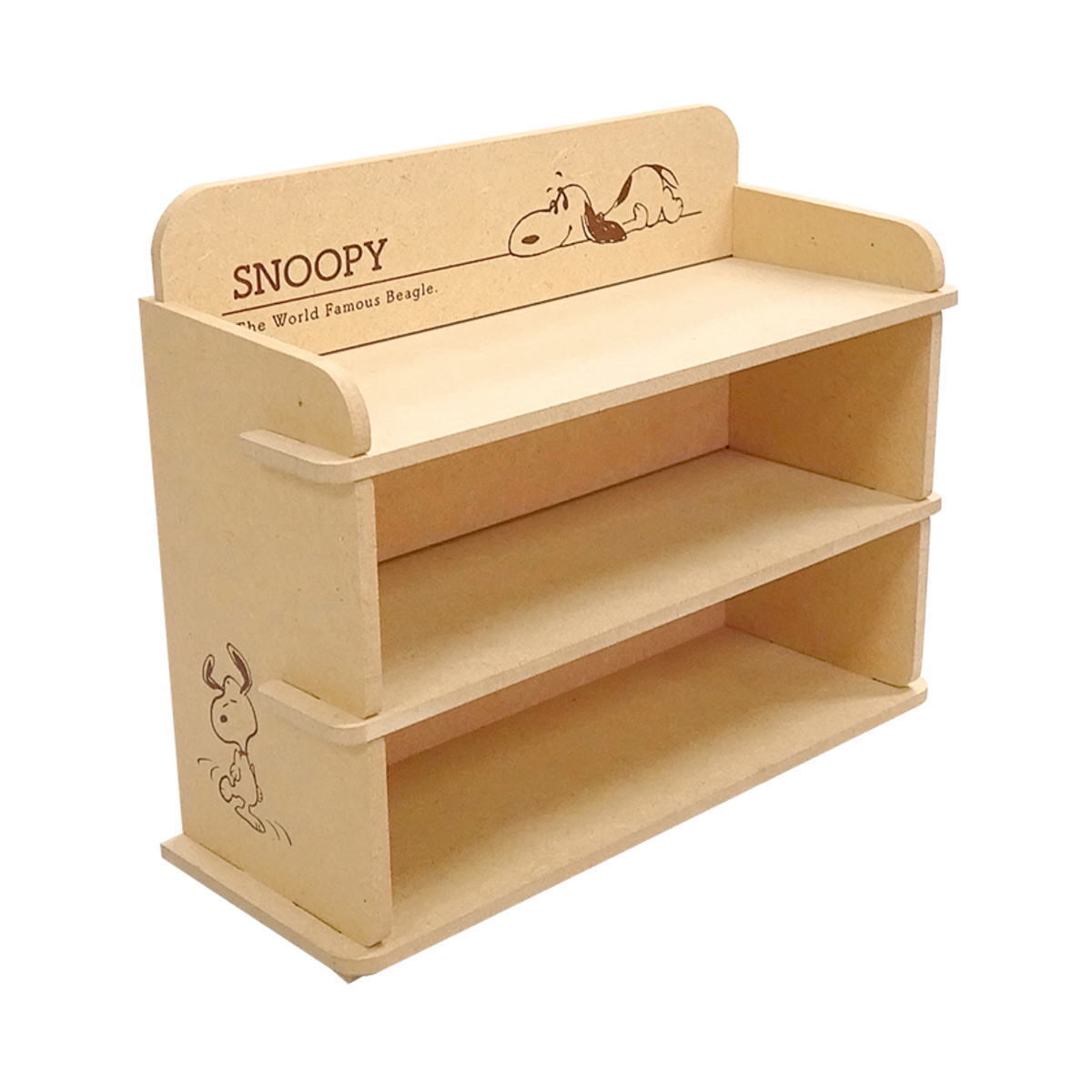 スヌーピー 組み立て簡単 ミニシェルフ(スヌーピー) SNB1680SN 4961971403879 キャラクター グッズ メール便OK_画像1
