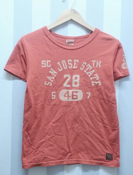 2-9884A/DELUXE WARE SAN JOSE STATE короткий рукав футболка Deluxe одежда стоимость доставки 200 иен 