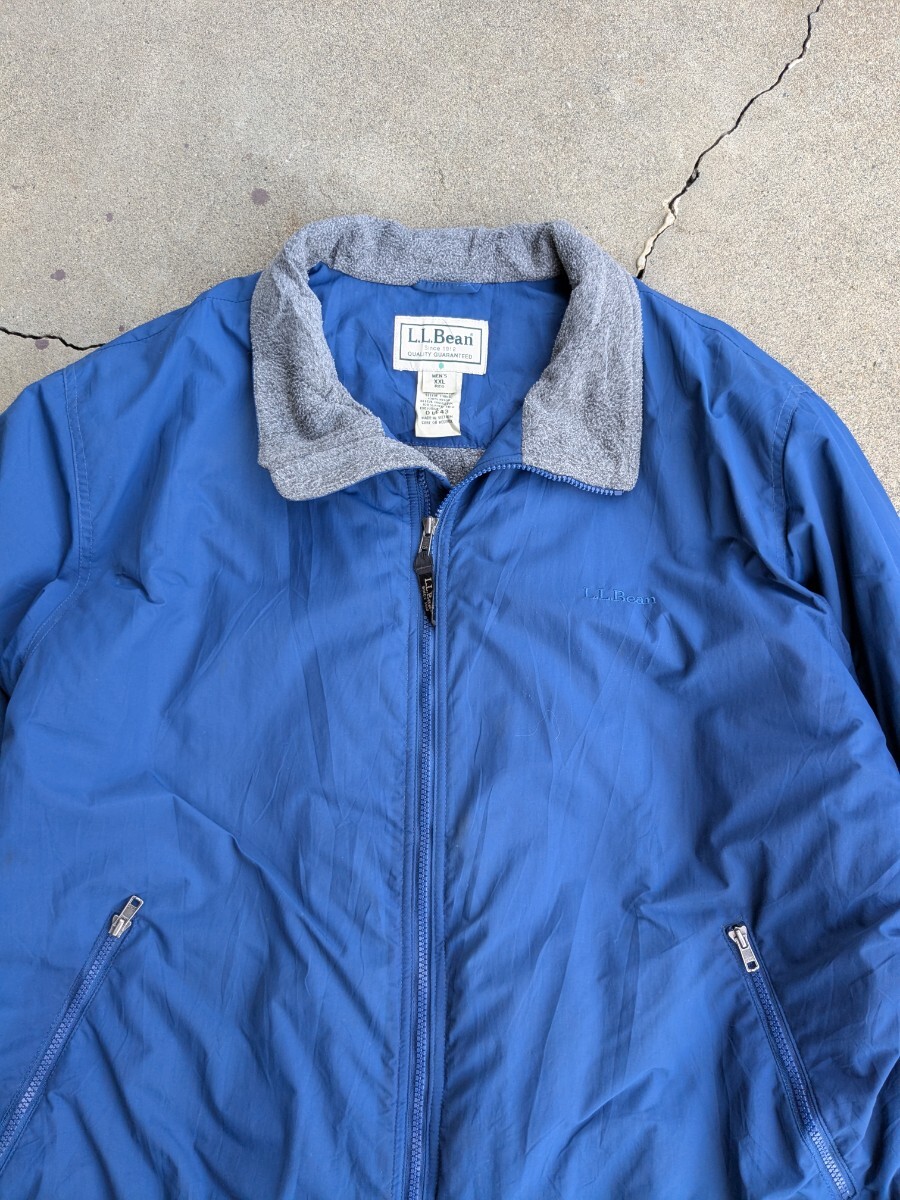 カラーリング◎ 90's l.l.bean warm up jacket vintage usa エルエルビーン　 ジャケット ナイロンジャケット ブルゾン パタゴニア