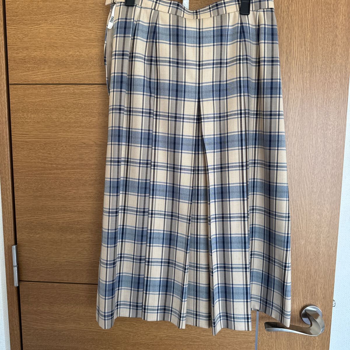 ダックスDAKSLENGLAND スカート チェック柄サイズ _画像1