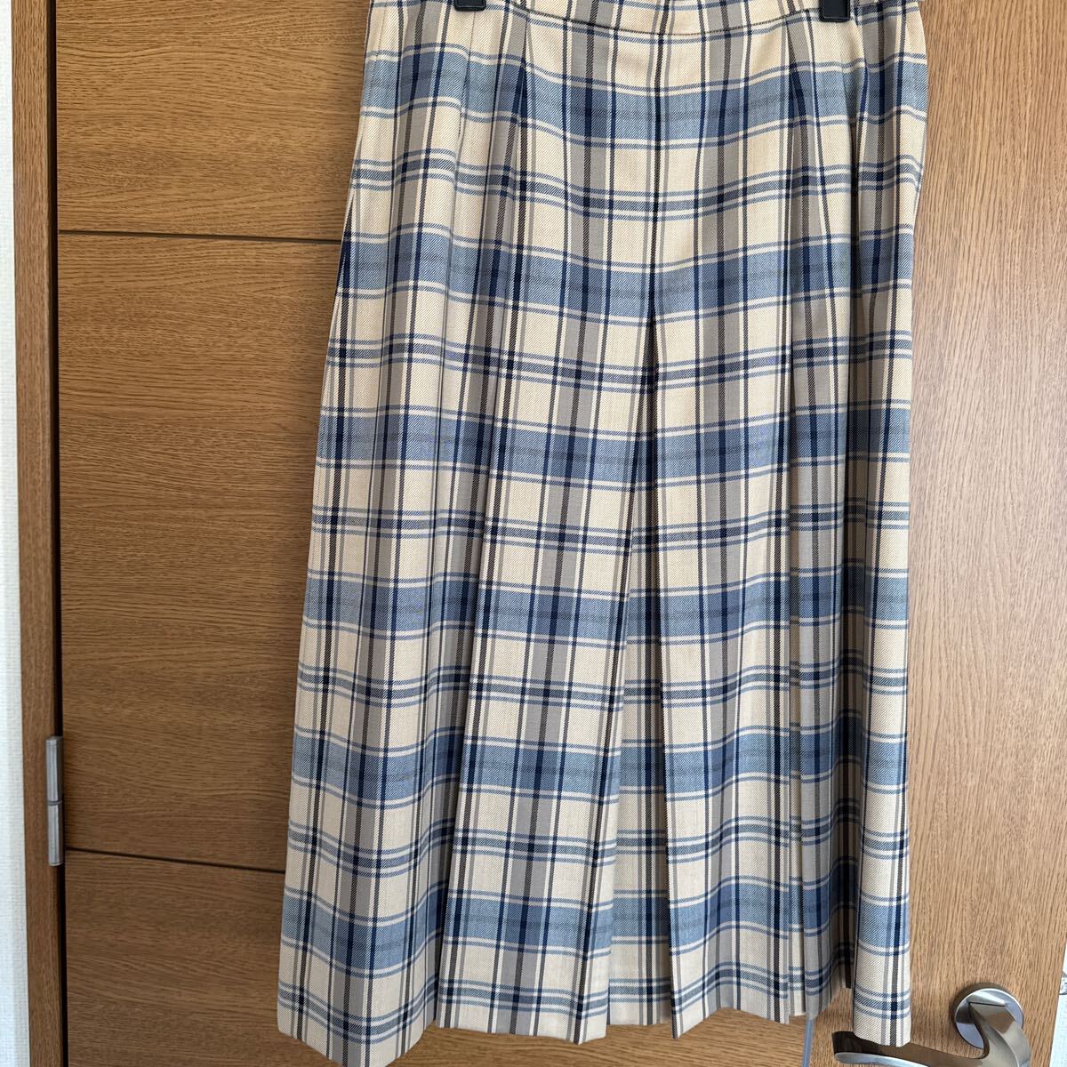 ダックスDAKSLENGLAND スカート チェック柄サイズ _画像2