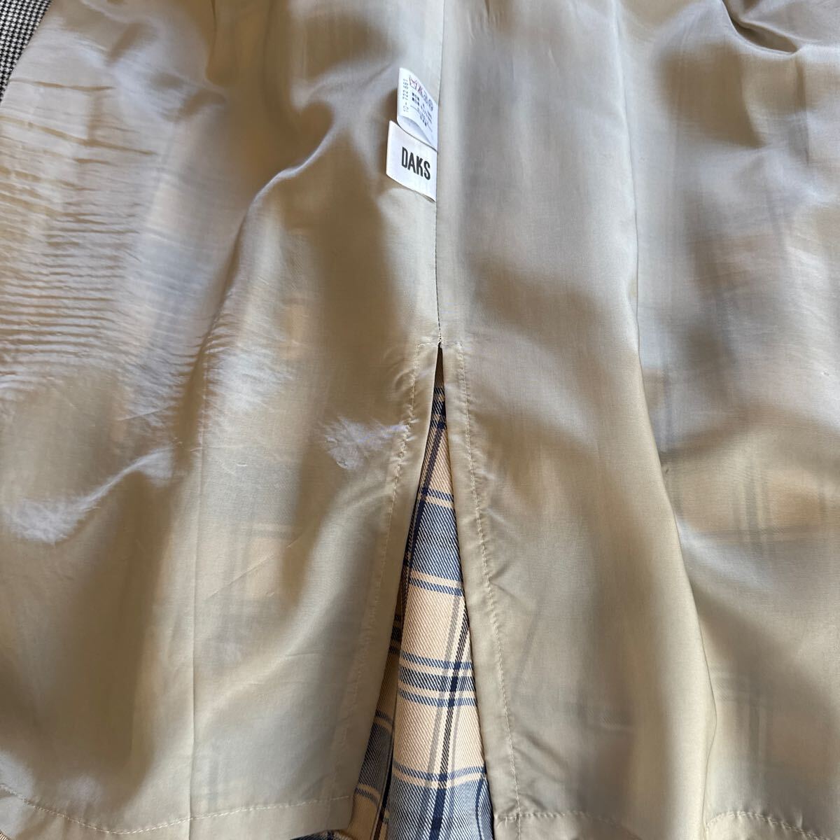 ダックスDAKSLENGLAND スカート チェック柄サイズ _画像9